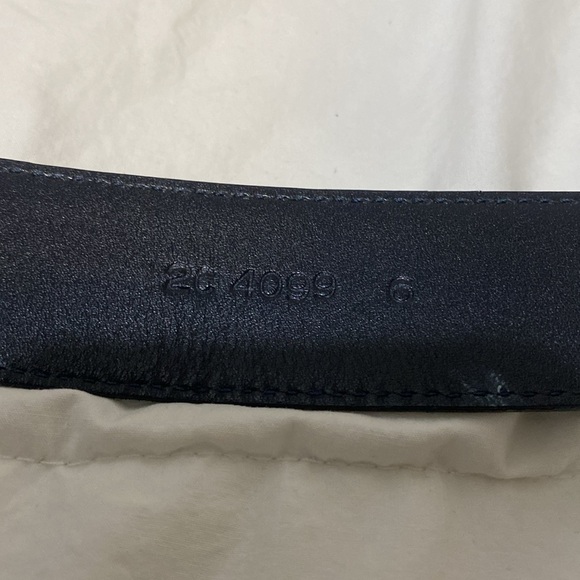 Prada Blue Saffiano Leather Belt - Picture 6 of 9